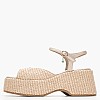 Women Platforms High C.202 Beige Mat Komis and Komis Women Platforms High C.202 Beige Mat Komis and Komis