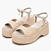 Women Platforms High C.202 Beige Mat Komis and Komis Women Platforms High C.202 Beige Mat Komis and Komis