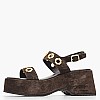 Women Platforms Low C.210 Brown Buckskin Komis and Komis Women Platforms Low C.210 Brown Buckskin Komis and Komis