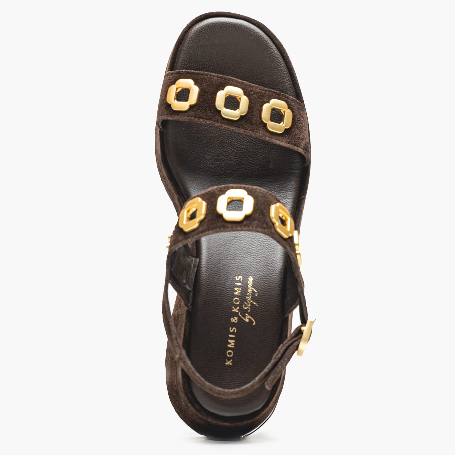 Women Platforms Low C.210 Brown Buckskin Komis and Komis Women Platforms Low C.210 Brown Buckskin Komis and Komis