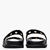 Women Flats C.23.B Black Leather Komis and Komis Women Flats C.23.B Black Leather Komis and Komis