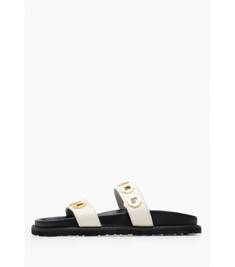 Γυναικεία Flats C.23.OW Μπεζ Δέρμα Komis and Komis Γυναικεία Flats C.23.OW Μπεζ Δέρμα Komis and Komis