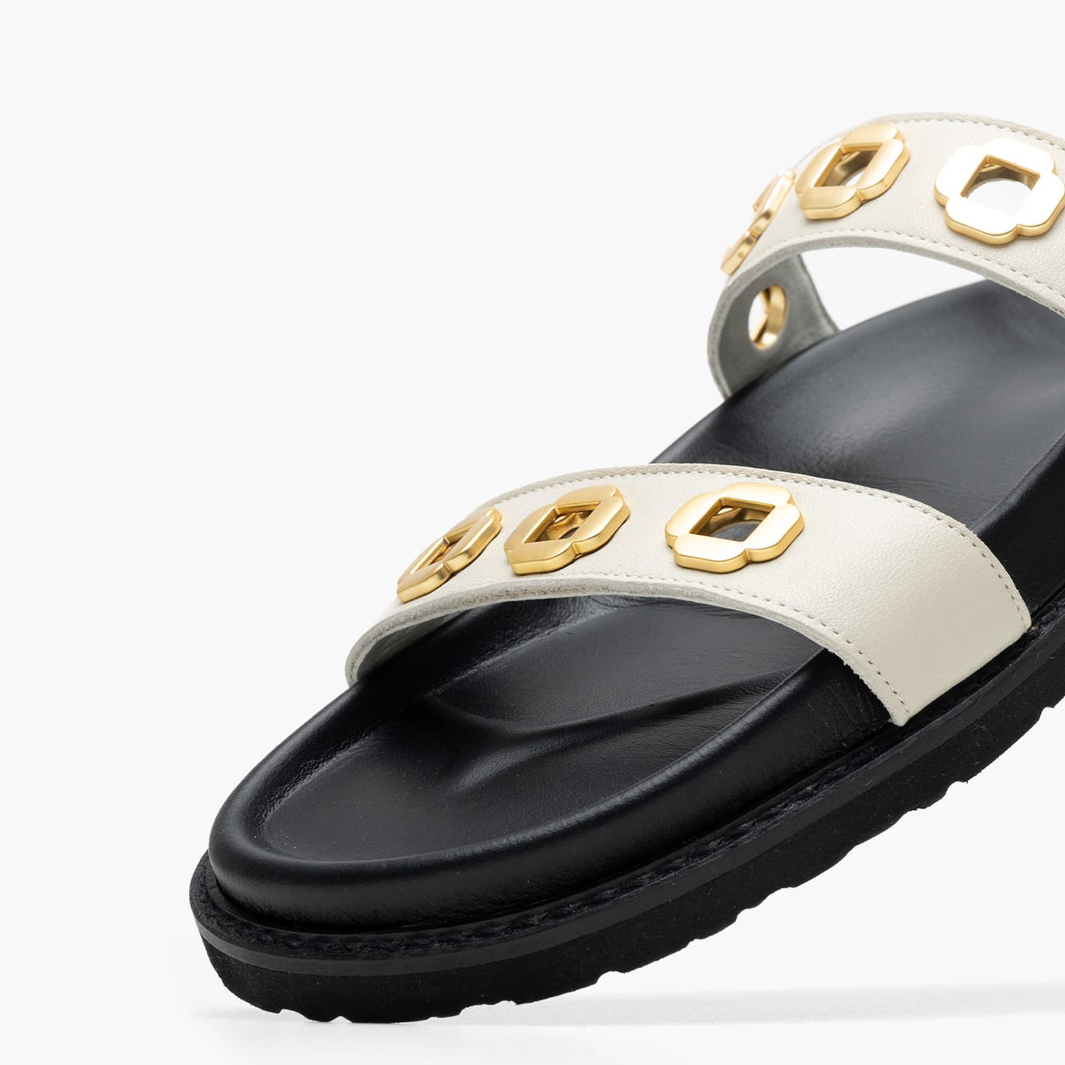 Γυναικεία Flats C.23.OW Μπεζ Δέρμα Komis and Komis