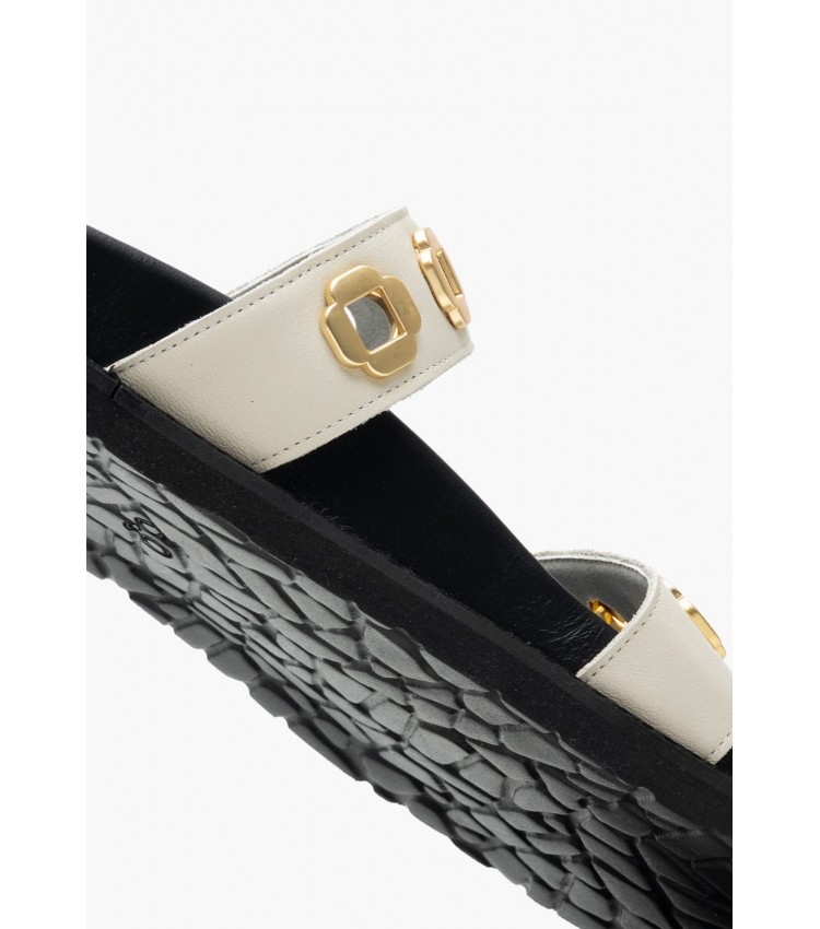 Γυναικεία Flats C.23.OW Μπεζ Δέρμα Komis and Komis Γυναικεία Flats C.23.OW Μπεζ Δέρμα Komis and Komis