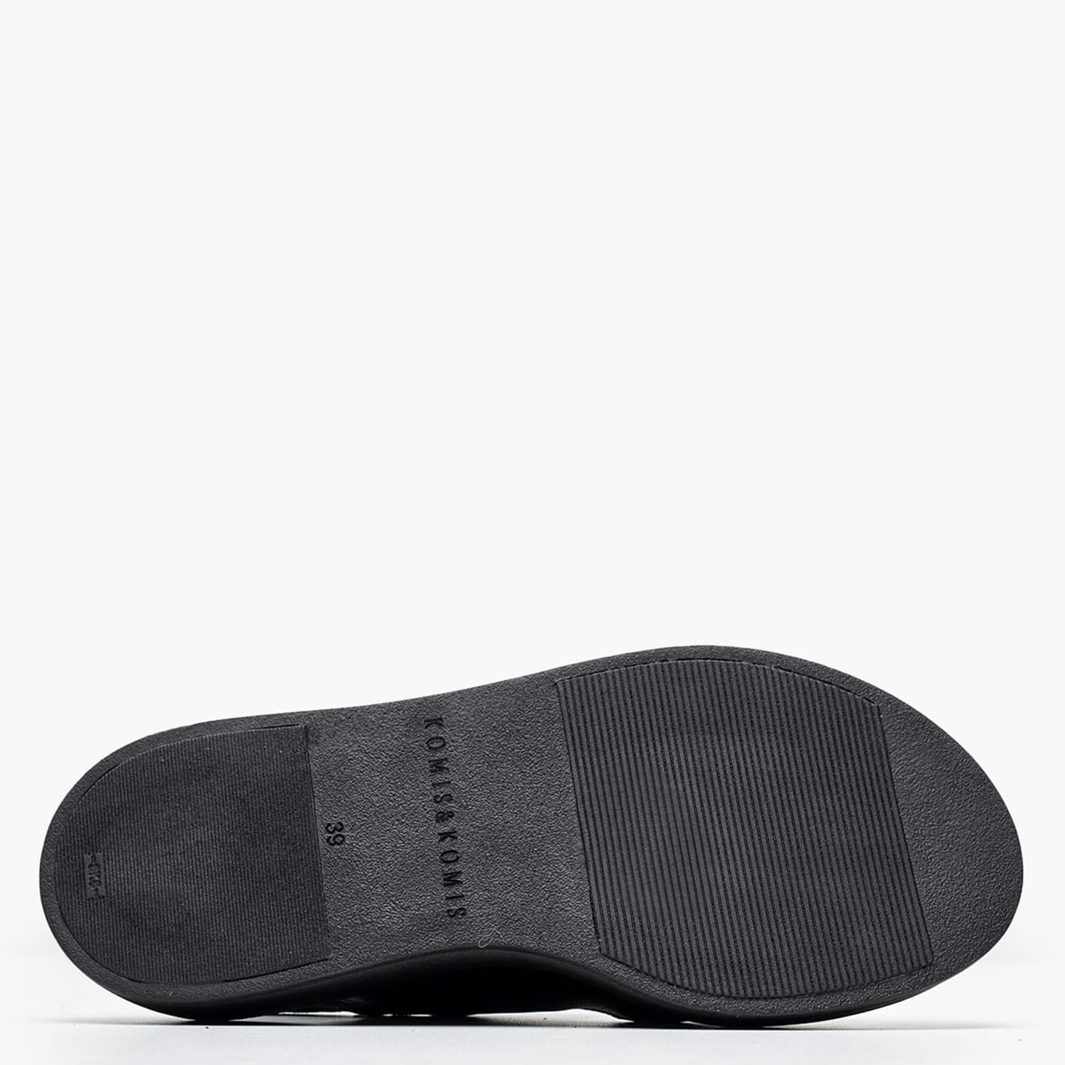 Women Platforms Low C.35 Black Leather Komis and Komis Women Platforms Low C.35 Black Leather Komis and Komis