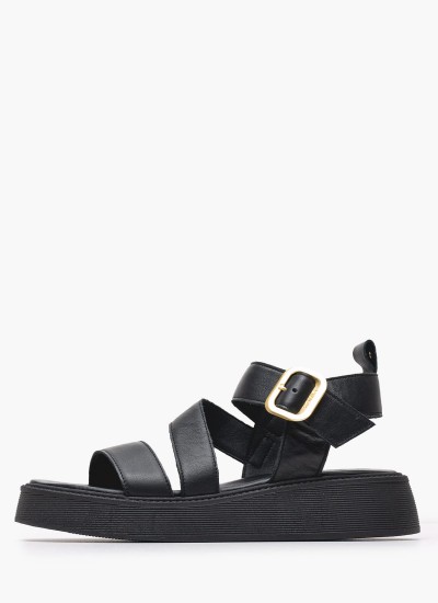 Γυναικείες Πλατφόρμες Χαμηλές 22305 Χρυσό ECOleather Tamaris