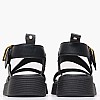 Women Platforms Low C.36 Black Leather Komis and Komis Women Platforms Low C.36 Black Leather Komis and Komis
