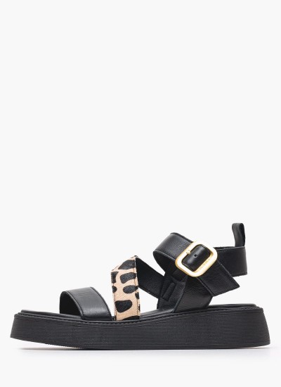 Γυναικείες Πλατφόρμες Χαμηλές 22305 Χρυσό ECOleather Tamaris