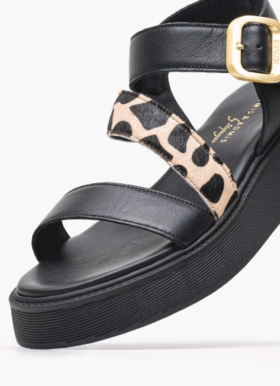 Γυναικείες Πλατφόρμες Χαμηλές 22305 Χρυσό ECOleather Tamaris