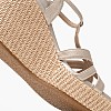 Women Platforms High C.406.2 Platinum Leather Komis and Komis Women Platforms High C.406.2 Platinum Leather Komis and Komis