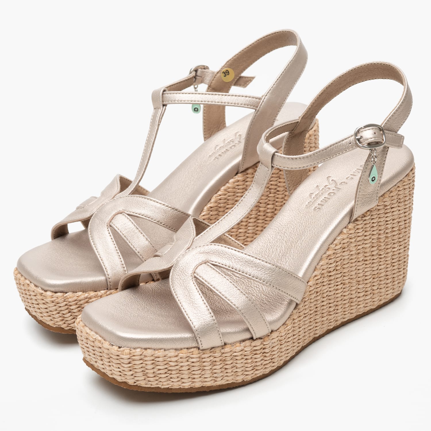 Women Platforms High C.406.2 Platinum Leather Komis and Komis Women Platforms High C.406.2 Platinum Leather Komis and Komis