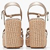 Women Platforms High C.406.2 Platinum Leather Komis and Komis Women Platforms High C.406.2 Platinum Leather Komis and Komis
