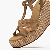 Women Platforms High C.406 Beige Buckskin Komis and Komis Women Platforms High C.406 Beige Buckskin Komis and Komis