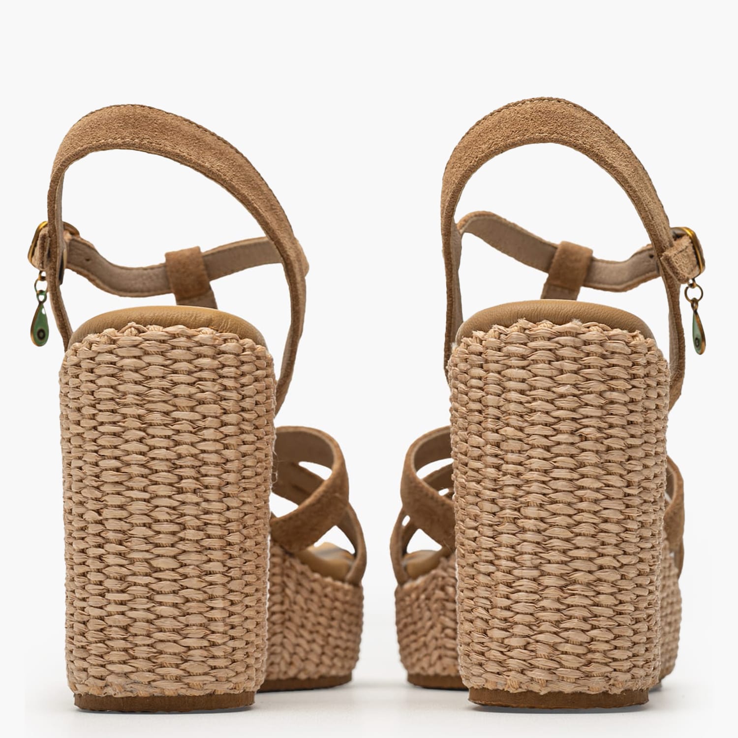 Women Platforms High C.406 Beige Buckskin Komis and Komis Women Platforms High C.406 Beige Buckskin Komis and Komis