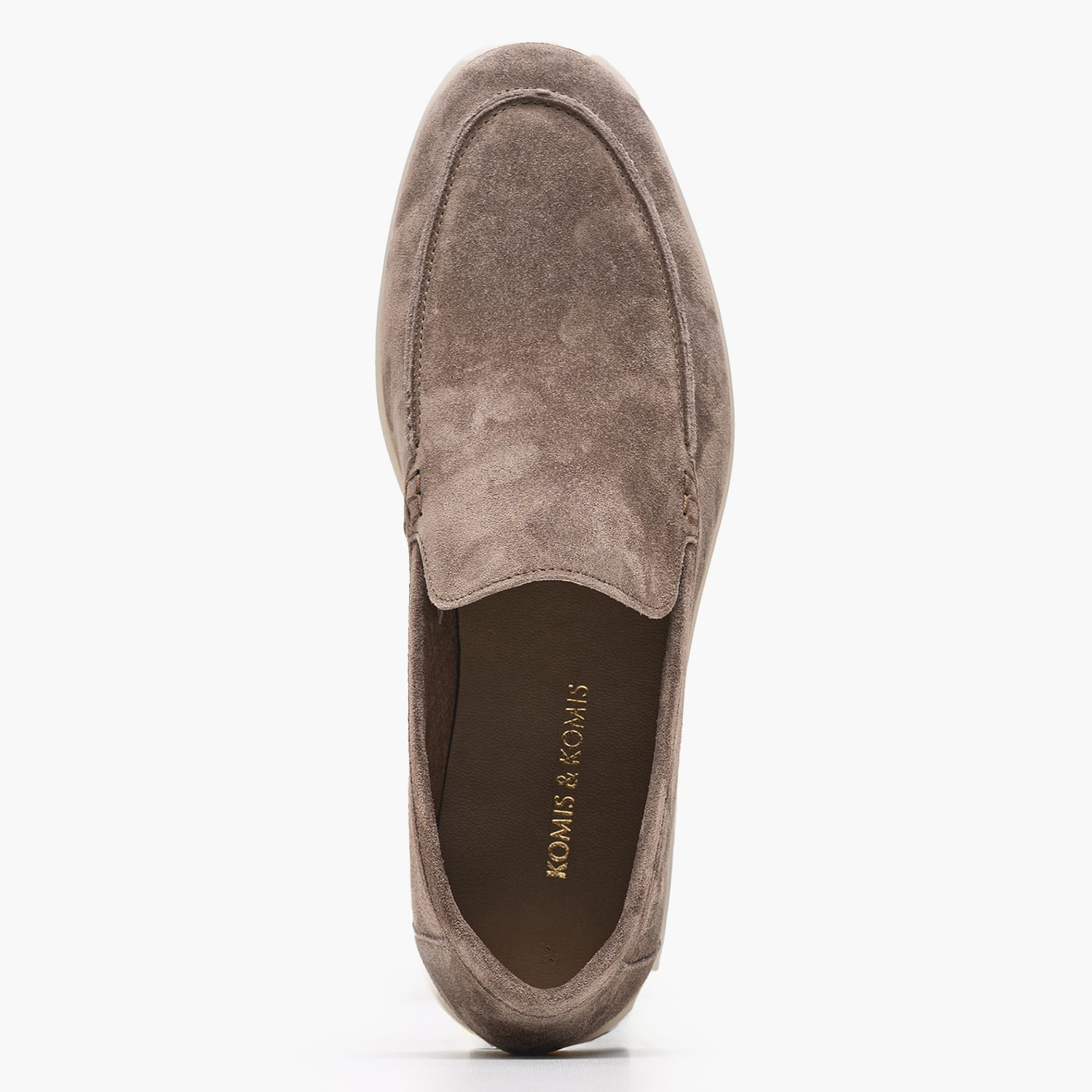 Men Moccasins C.551 Grey Buckskin Komis and Komis Men Moccasins C.551 Grey Buckskin Komis and Komis