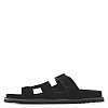 Women Flats C.6 Black Buckskin Komis and Komis Women Flats C.6 Black Buckskin Komis and Komis