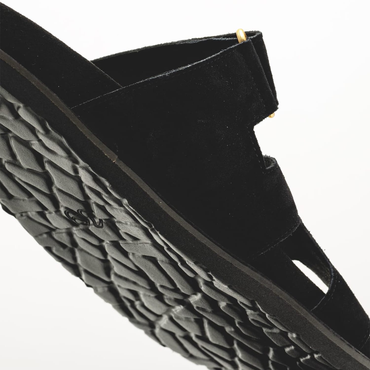 Women Flats C.6 Black Buckskin Komis and Komis Women Flats C.6 Black Buckskin Komis and Komis
