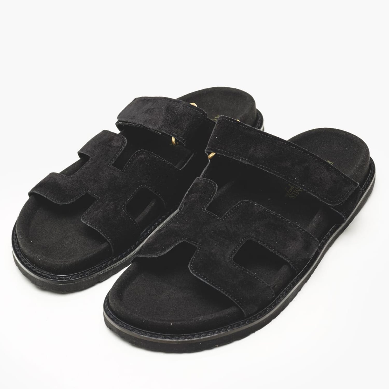 Women Flats C.6 Black Buckskin Komis and Komis Women Flats C.6 Black Buckskin Komis and Komis