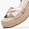 Women Platforms Low C.77 Platinum Leather Komis and Komis Women Platforms Low C.77 Platinum Leather Komis and Komis