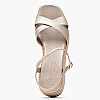 Women Platforms Low C.77 Platinum Leather Komis and Komis Women Platforms Low C.77 Platinum Leather Komis and Komis