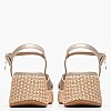 Women Platforms Low C.77 Platinum Leather Komis and Komis Women Platforms Low C.77 Platinum Leather Komis and Komis