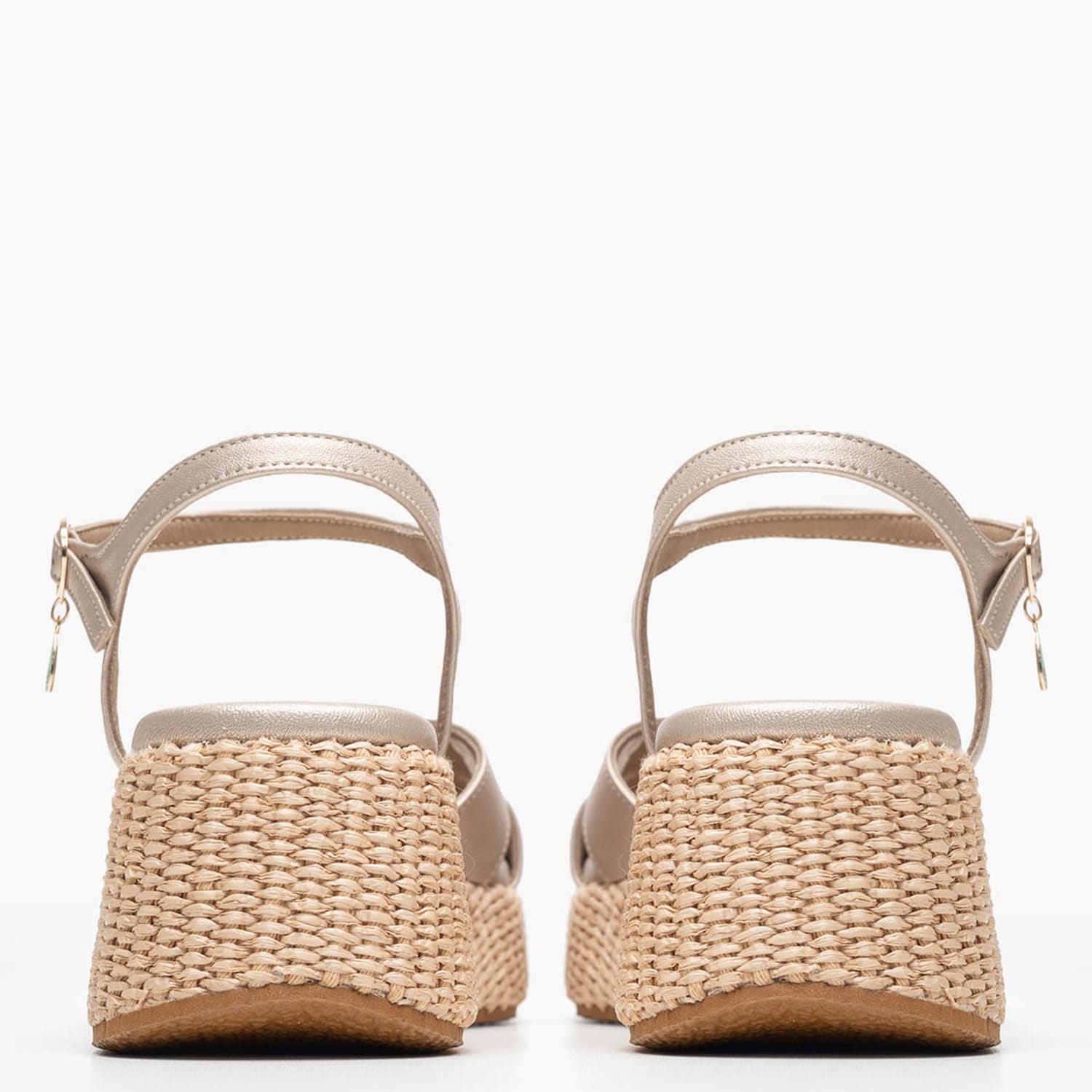 Women Platforms Low C.77 Platinum Leather Komis and Komis Women Platforms Low C.77 Platinum Leather Komis and Komis