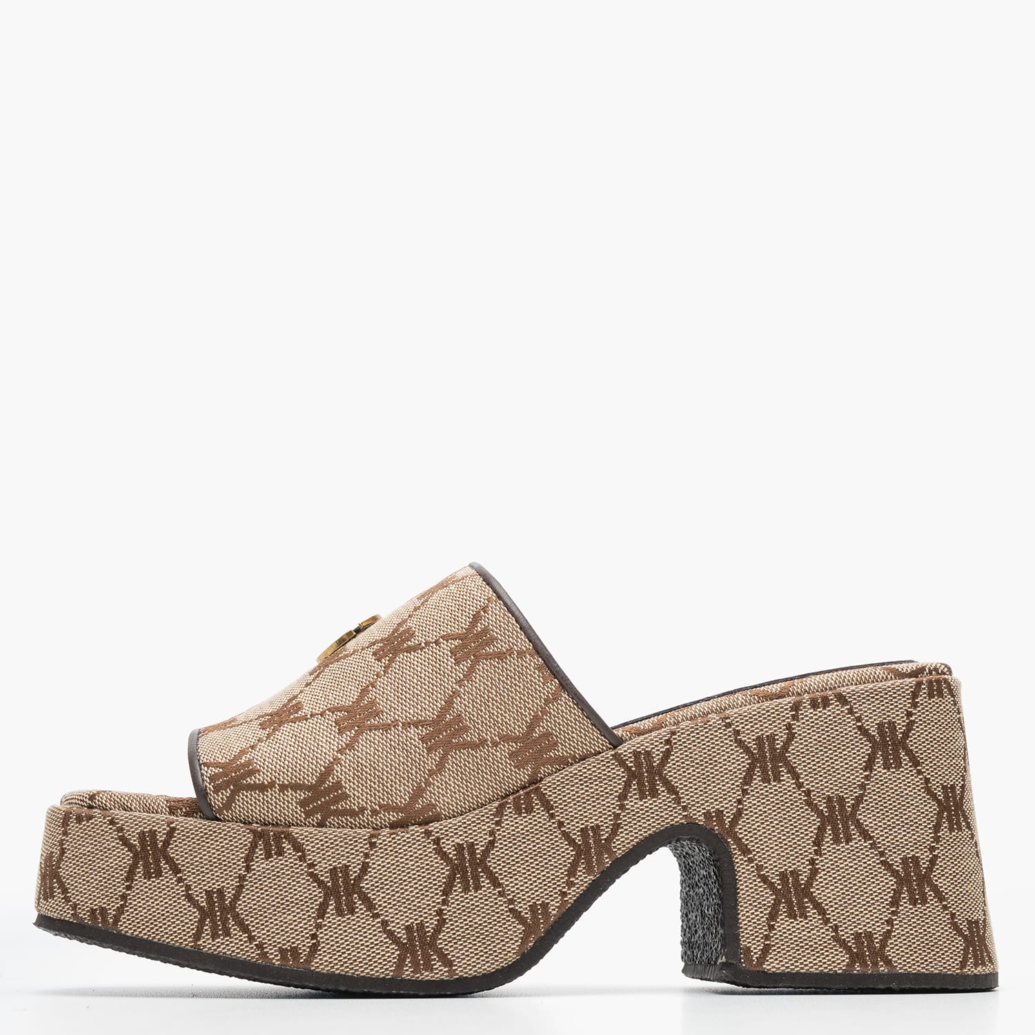 Γυναικεία Mules C.801 Καφέ Ύφασμα Komis and Komis