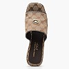 Women Mules C.801 Brown Fabric Komis and Komis Women Mules C.801 Brown Fabric Komis and Komis