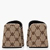 Women Mules C.801 Brown Fabric Komis and Komis Women Mules C.801 Brown Fabric Komis and Komis