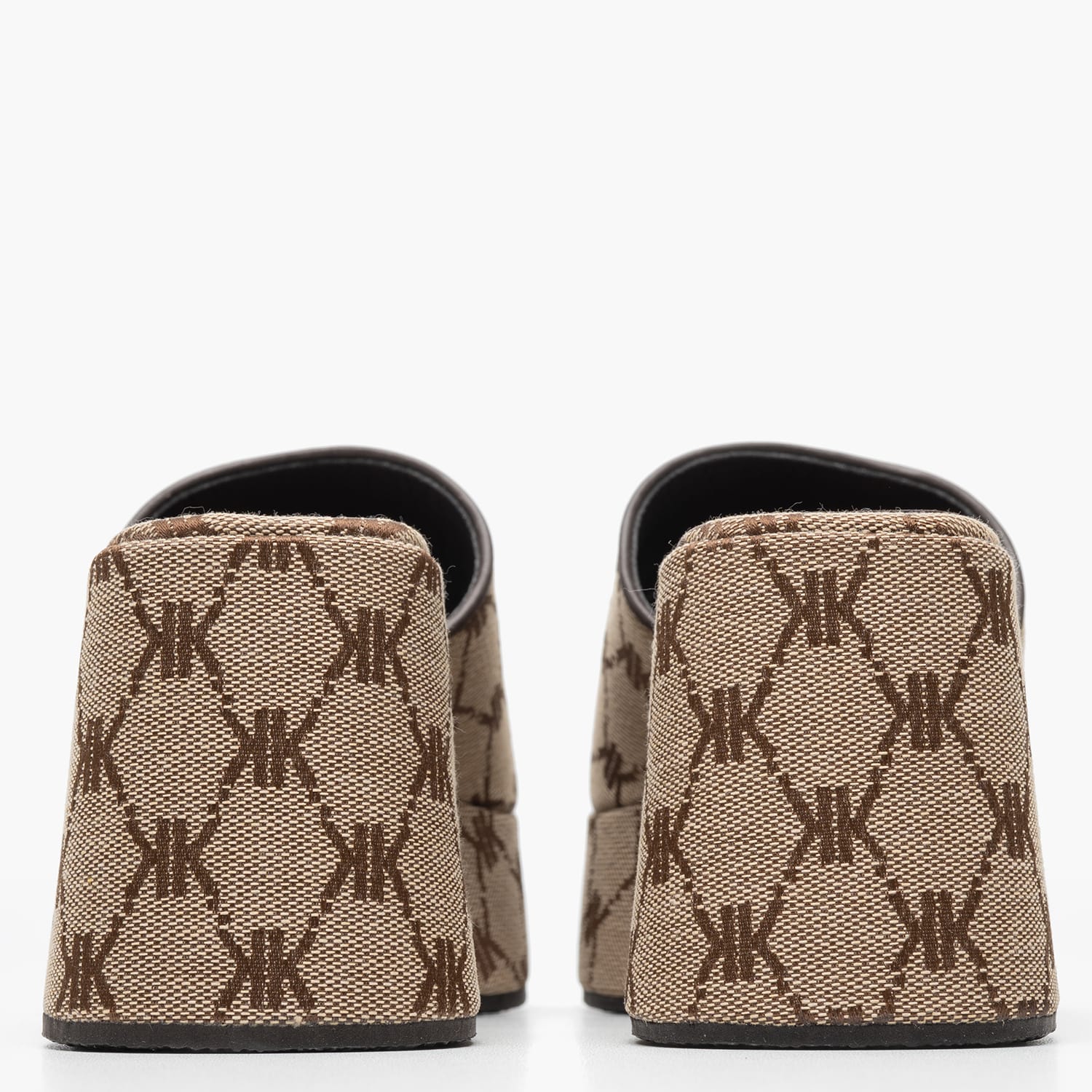 Women Mules C.801 Brown Fabric Komis and Komis Women Mules C.801 Brown Fabric Komis and Komis
