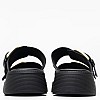 Women Platforms Low C39 Black Leather Komis and Komis Women Platforms Low C39 Black Leather Komis and Komis