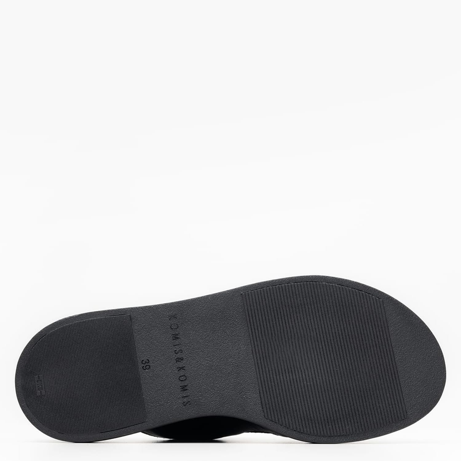 Women Platforms Low C39 Black Leather Komis and Komis Women Platforms Low C39 Black Leather Komis and Komis