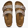 Γυναικεία Flats Arizona.Bfbc Γκρι ECOleather Birkenstock Γυναικεία Flats Arizona.Bfbc Γκρι ECOleather Birkenstock