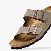 Γυναικεία Flats Arizona.Bfbc Γκρι ECOleather Birkenstock Γυναικεία Flats Arizona.Bfbc Γκρι ECOleather Birkenstock