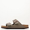 Γυναικεία Flats Arizona.Bfbc Γκρι ECOleather Birkenstock Γυναικεία Flats Arizona.Bfbc Γκρι ECOleather Birkenstock
