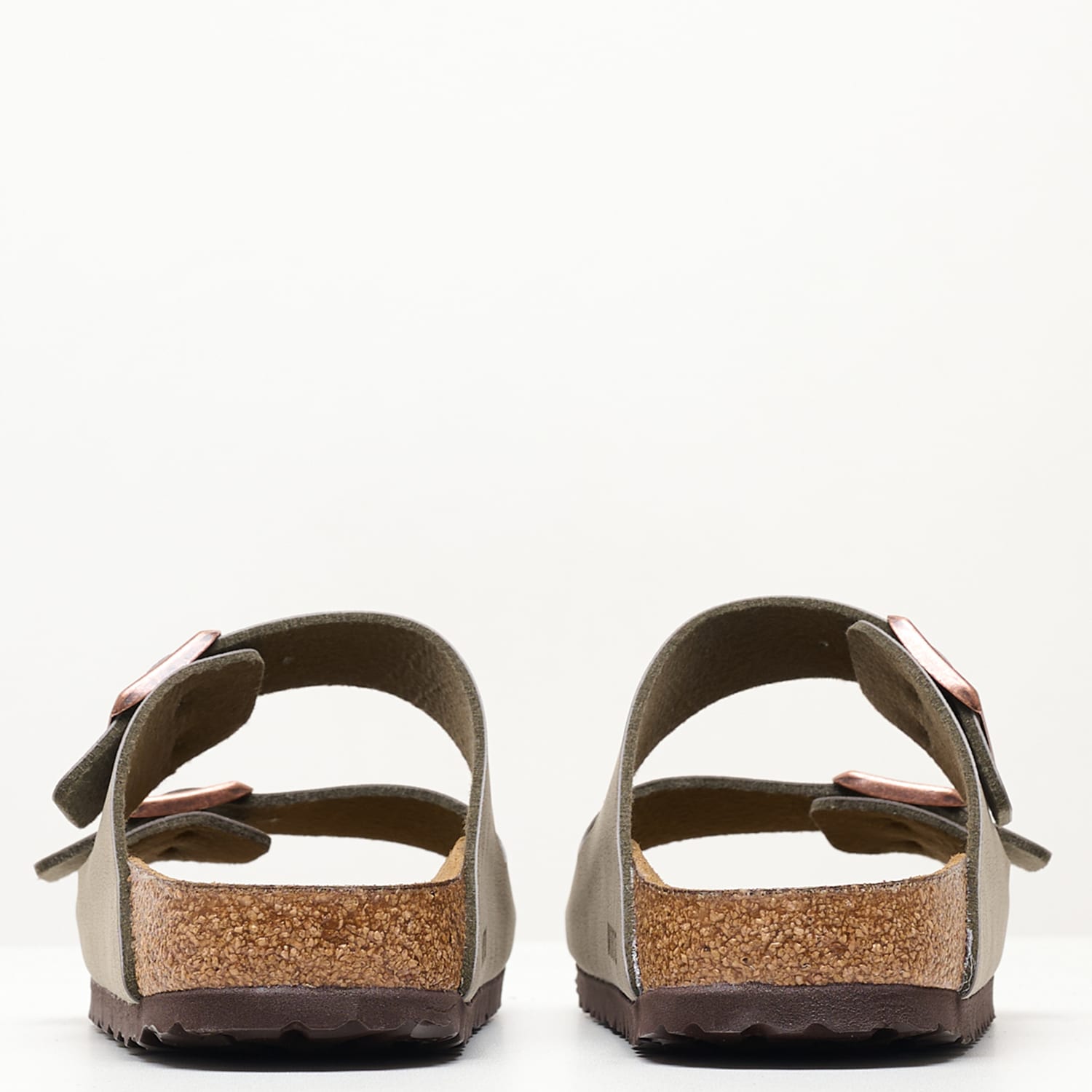 Γυναικεία Flats Arizona.Bfbc Γκρι ECOleather Birkenstock Γυναικεία Flats Arizona.Bfbc Γκρι ECOleather Birkenstock