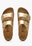 Γυναικεία Flats Arizona.Bf Χρυσό ECOleather Birkenstock