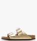 Γυναικεία Flats Arizona.Bf Χρυσό ECOleather Birkenstock Γυναικεία Flats Arizona.Bf Χρυσό ECOleather Birkenstock