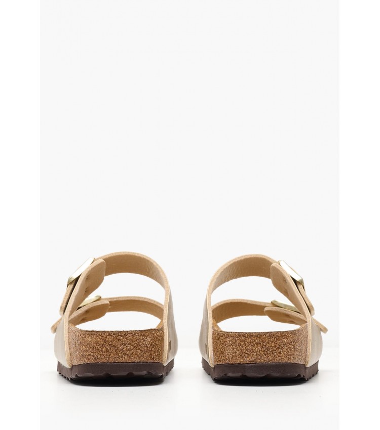 Γυναικεία Flats Arizona.Bf Χρυσό ECOleather Birkenstock Γυναικεία Flats Arizona.Bf Χρυσό ECOleather Birkenstock