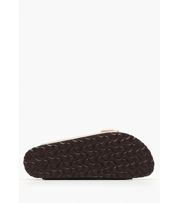 Γυναικεία Flats Arizona.Bf Χρυσό ECOleather Birkenstock Γυναικεία Flats Arizona.Bf Χρυσό ECOleather Birkenstock
