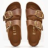Γυναικεία Flats Arizona.Buckle2 Ταμπά Δέρμα Λαδερό Birkenstock Γυναικεία Flats Arizona.Buckle2 Ταμπά Δέρμα Λαδερό Birkenstock