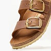 Γυναικεία Flats Arizona.Buckle2 Ταμπά Δέρμα Λαδερό Birkenstock Γυναικεία Flats Arizona.Buckle2 Ταμπά Δέρμα Λαδερό Birkenstock