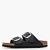 Γυναικεία Flats Arizona.Buckle Μαύρο Δέρμα Λαδερό Birkenstock Γυναικεία Flats Arizona.Buckle Μαύρο Δέρμα Λαδερό Birkenstock