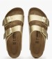 Γυναικεία Flats Arizona.B Χρυσό ECOleather Birkenstock