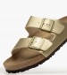Γυναικεία Flats Arizona.B Χρυσό ECOleather Birkenstock