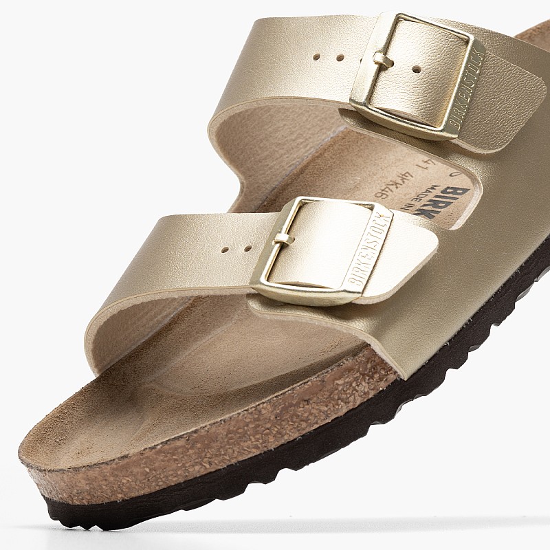 Γυναικεία Flats Arizona.B Χρυσό ECOleather Birkenstock