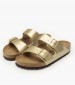 Γυναικεία Flats Arizona.B Χρυσό ECOleather Birkenstock