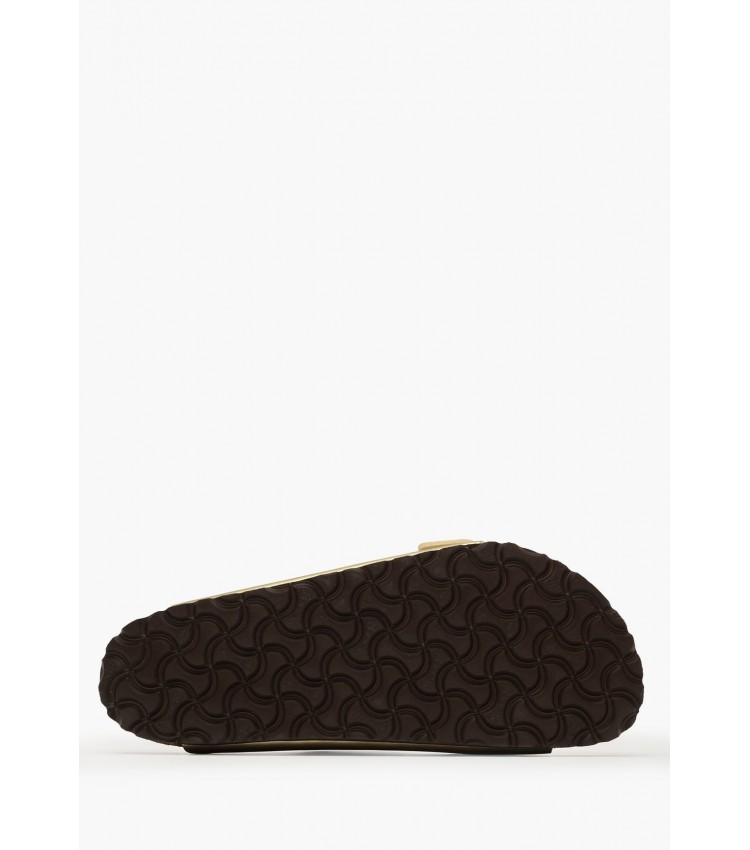 Γυναικεία Flats Arizona.B Χρυσό ECOleather Birkenstock