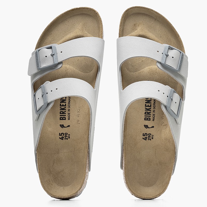 Men Flip Flops & Sandals Arizona.Cn Grey ECOleather Birkenstock