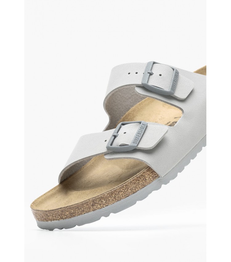 Ανδρικές Σαγιονάρες & Πέδιλα Arizona.Cn Γκρι ECOleather Birkenstock Ανδρικές Σαγιονάρες & Πέδιλα Arizona.Cn Γκρι ECOleather Birkenstock